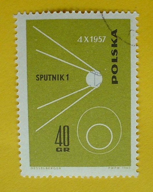Space Trajectories on Postal Stamps